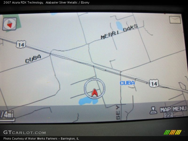 Navigation of 2007 RDX Technology