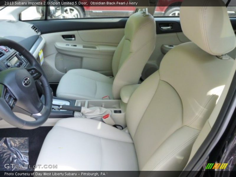 Obsidian Black Pearl / Ivory 2013 Subaru Impreza 2.0i Sport Limited 5 Door