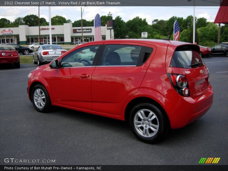 Victory Red / Jet Black/Dark Titanium 2012 Chevrolet Sonic LT Hatch