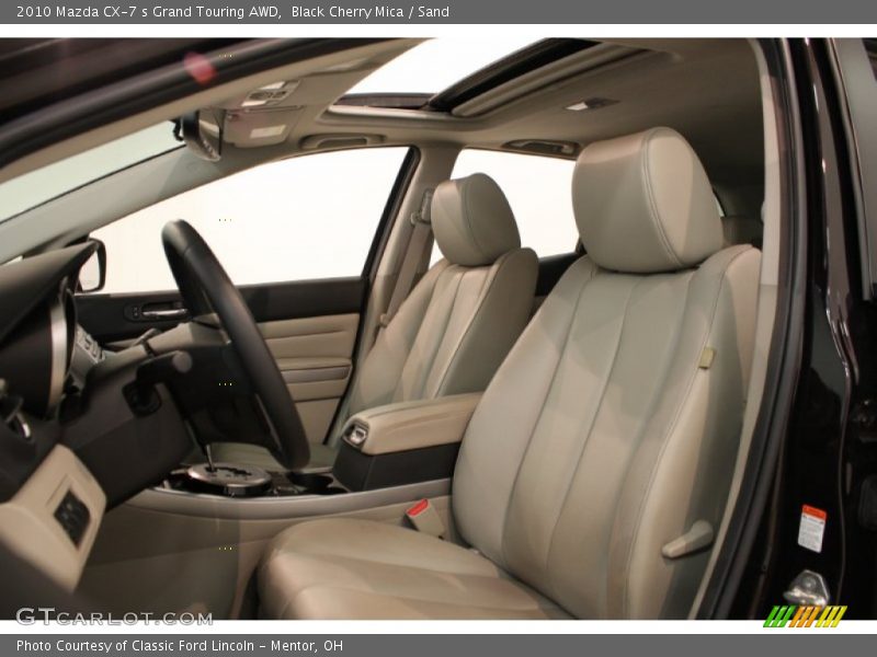 Black Cherry Mica / Sand 2010 Mazda CX-7 s Grand Touring AWD