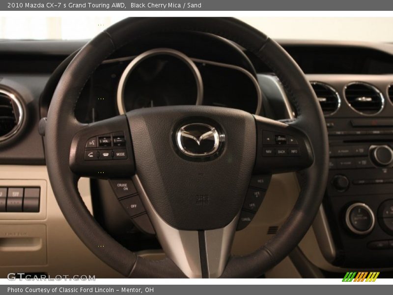 Black Cherry Mica / Sand 2010 Mazda CX-7 s Grand Touring AWD