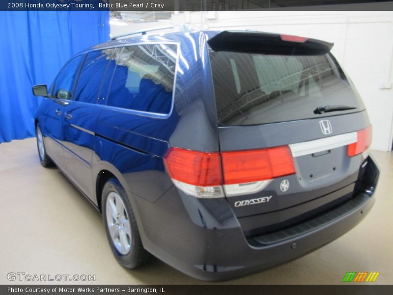 Baltic Blue Pearl / Gray 2008 Honda Odyssey Touring