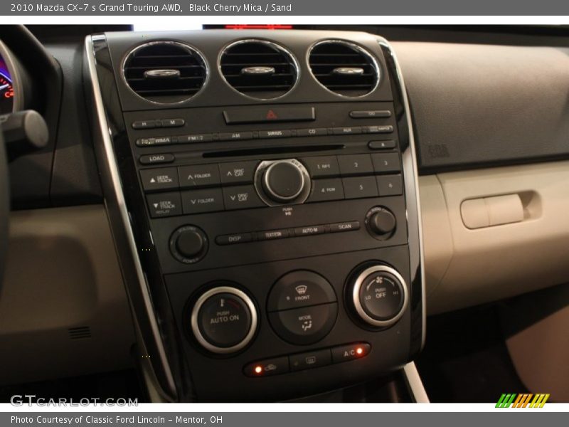 Black Cherry Mica / Sand 2010 Mazda CX-7 s Grand Touring AWD