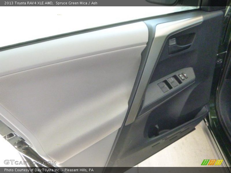 Spruce Green Mica / Ash 2013 Toyota RAV4 XLE AWD