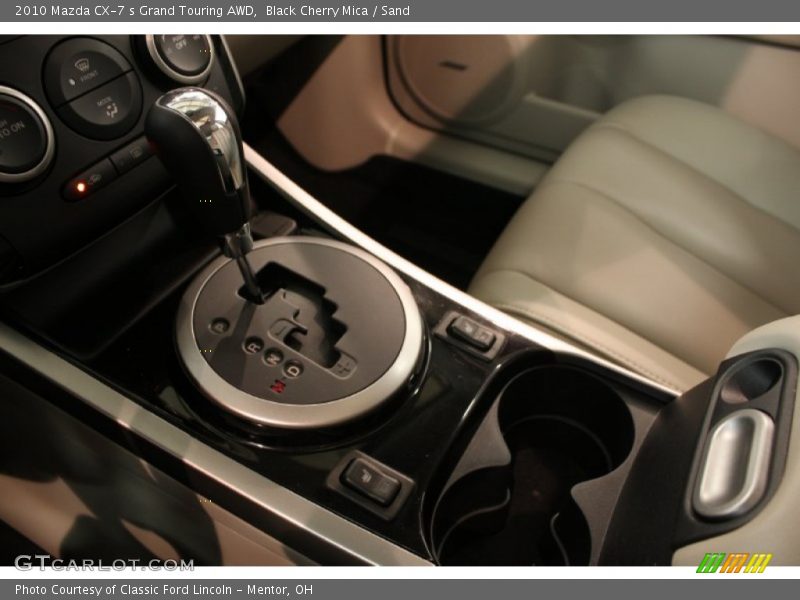 Black Cherry Mica / Sand 2010 Mazda CX-7 s Grand Touring AWD
