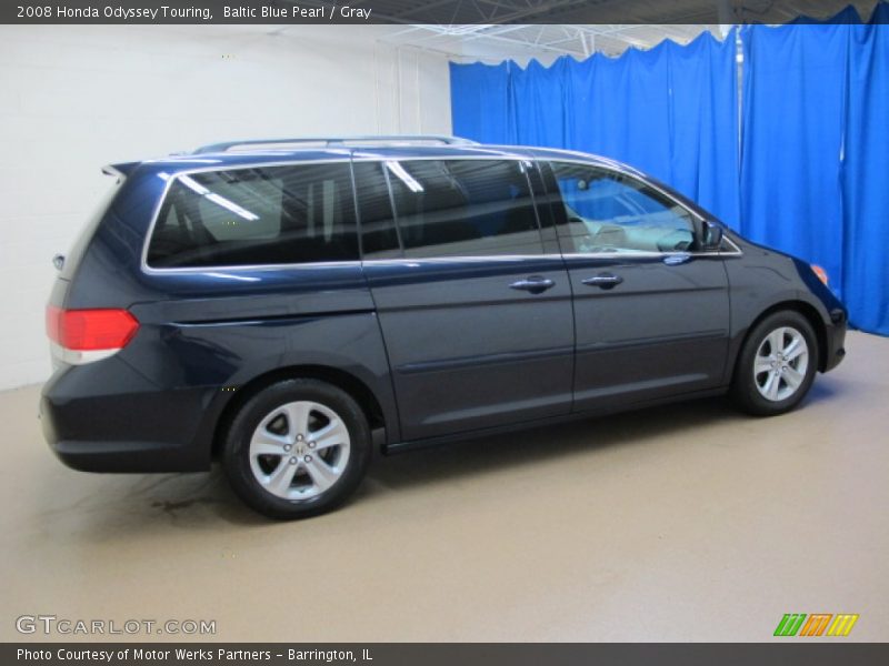 Baltic Blue Pearl / Gray 2008 Honda Odyssey Touring
