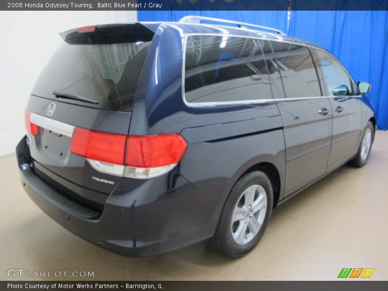 Baltic Blue Pearl / Gray 2008 Honda Odyssey Touring