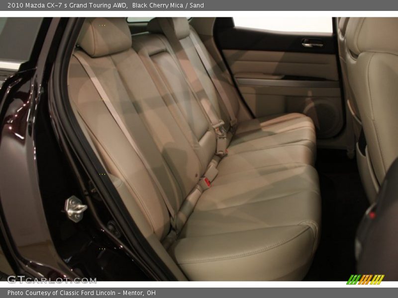 Black Cherry Mica / Sand 2010 Mazda CX-7 s Grand Touring AWD