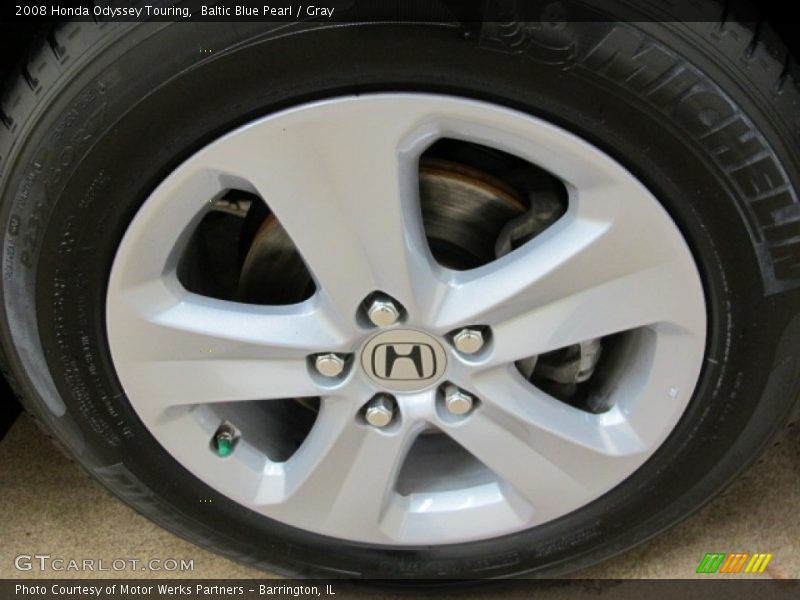 Baltic Blue Pearl / Gray 2008 Honda Odyssey Touring