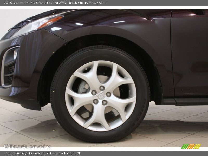 Black Cherry Mica / Sand 2010 Mazda CX-7 s Grand Touring AWD