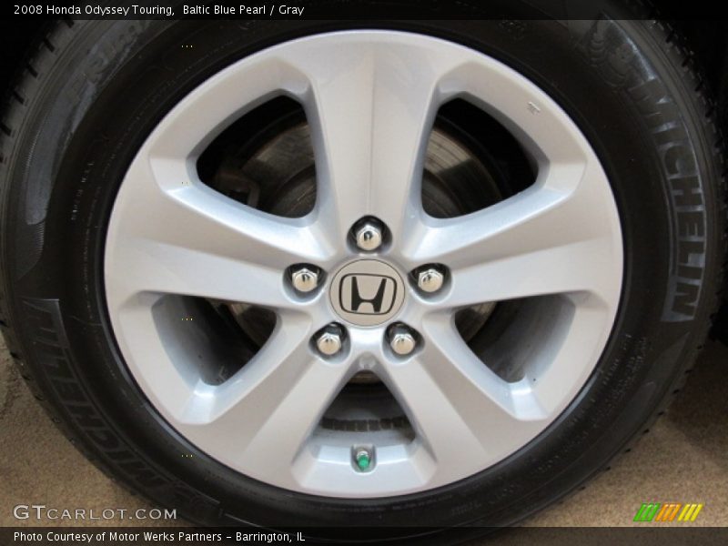 Baltic Blue Pearl / Gray 2008 Honda Odyssey Touring