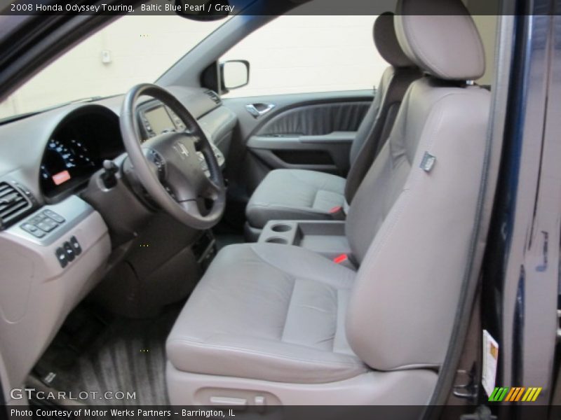 Baltic Blue Pearl / Gray 2008 Honda Odyssey Touring