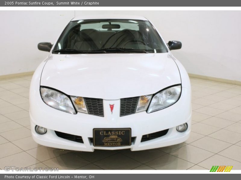 Summit White / Graphite 2005 Pontiac Sunfire Coupe