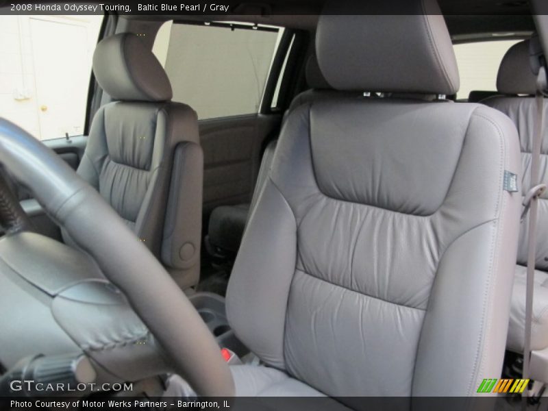 Baltic Blue Pearl / Gray 2008 Honda Odyssey Touring