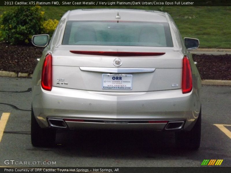 Silver Coast Metallic / Very Light Platinum/Dark Urban/Cocoa Opus Full Leather 2013 Cadillac XTS Platinum FWD
