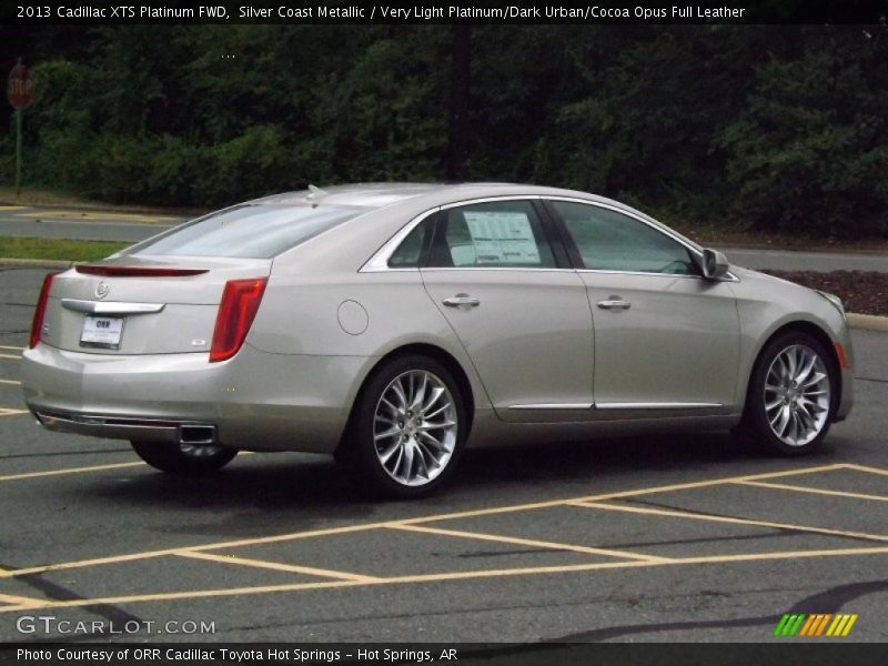 Silver Coast Metallic / Very Light Platinum/Dark Urban/Cocoa Opus Full Leather 2013 Cadillac XTS Platinum FWD