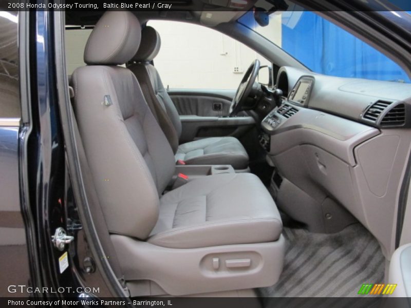 Baltic Blue Pearl / Gray 2008 Honda Odyssey Touring
