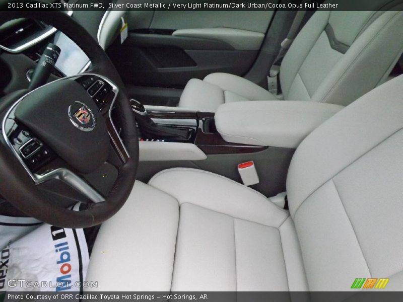 Silver Coast Metallic / Very Light Platinum/Dark Urban/Cocoa Opus Full Leather 2013 Cadillac XTS Platinum FWD