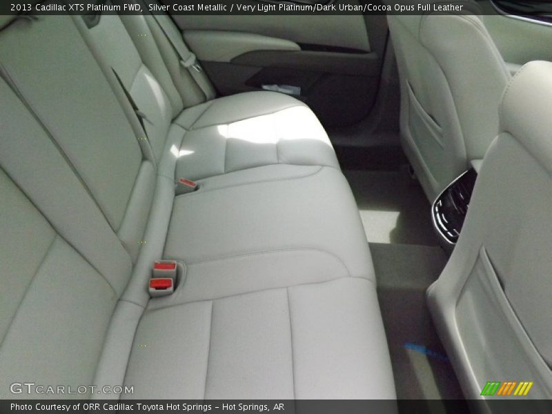 Silver Coast Metallic / Very Light Platinum/Dark Urban/Cocoa Opus Full Leather 2013 Cadillac XTS Platinum FWD