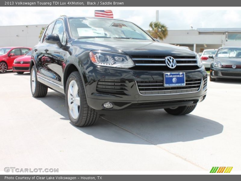 Black / Saddle Brown 2013 Volkswagen Touareg TDI Lux 4XMotion