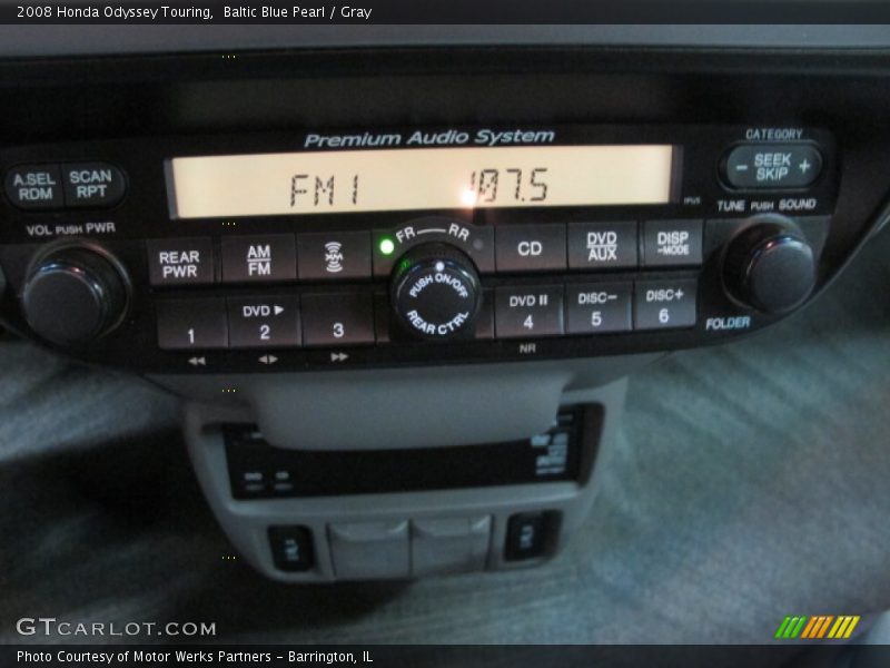 Baltic Blue Pearl / Gray 2008 Honda Odyssey Touring