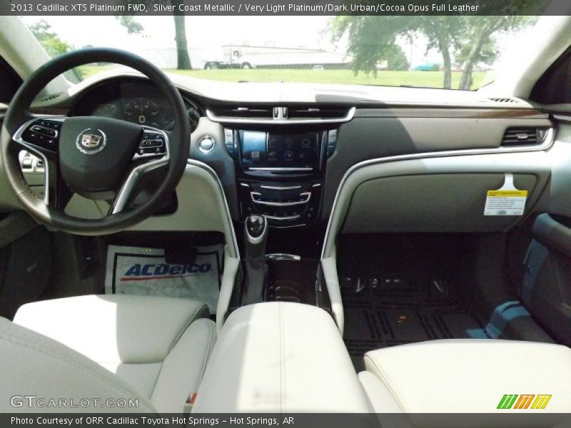 Silver Coast Metallic / Very Light Platinum/Dark Urban/Cocoa Opus Full Leather 2013 Cadillac XTS Platinum FWD