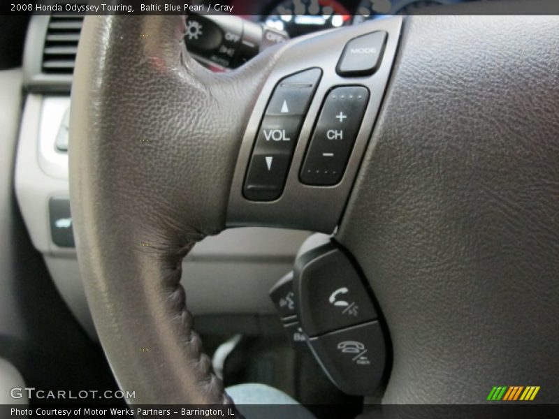 Baltic Blue Pearl / Gray 2008 Honda Odyssey Touring