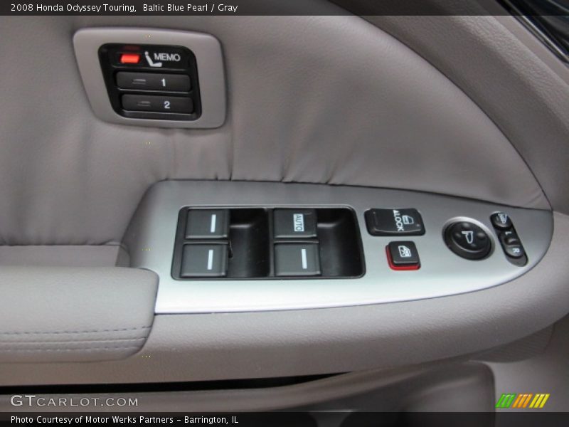 Baltic Blue Pearl / Gray 2008 Honda Odyssey Touring