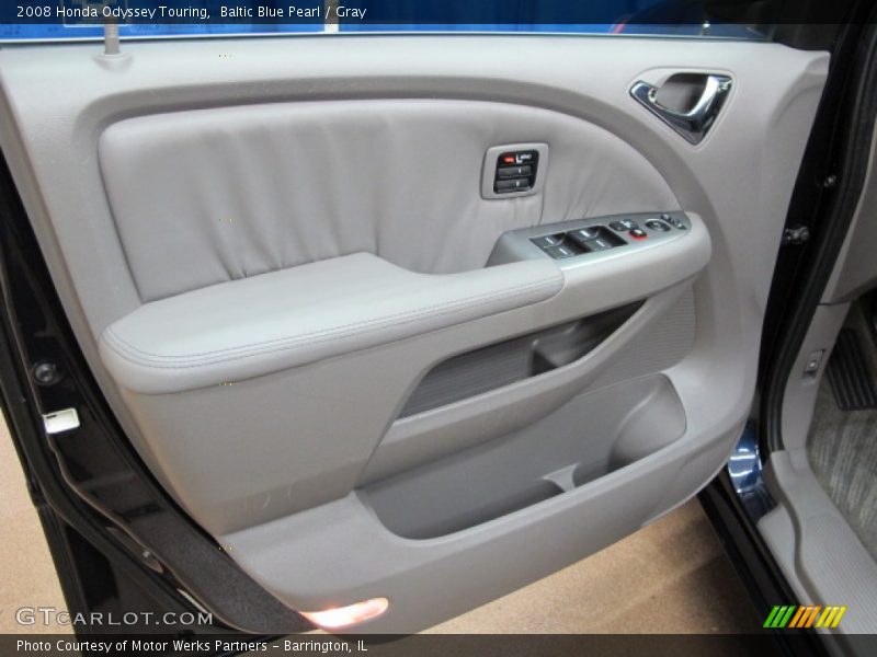 Baltic Blue Pearl / Gray 2008 Honda Odyssey Touring