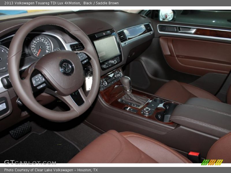 Black / Saddle Brown 2013 Volkswagen Touareg TDI Lux 4XMotion