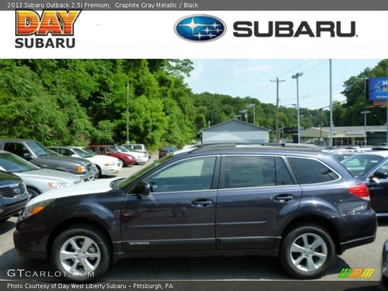 Graphite Gray Metallic / Black 2013 Subaru Outback 2.5i Premium