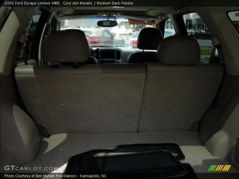 Gold Ash Metallic / Medium Dark Pebble 2003 Ford Escape Limited 4WD