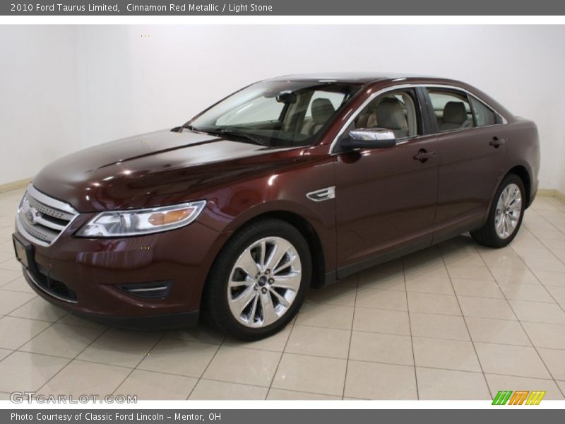 Cinnamon Red Metallic / Light Stone 2010 Ford Taurus Limited