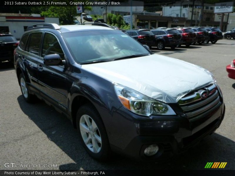 Graphite Gray Metallic / Black 2013 Subaru Outback 2.5i Premium