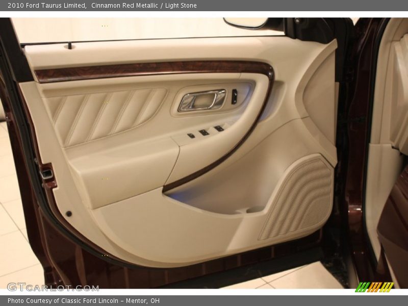 Cinnamon Red Metallic / Light Stone 2010 Ford Taurus Limited