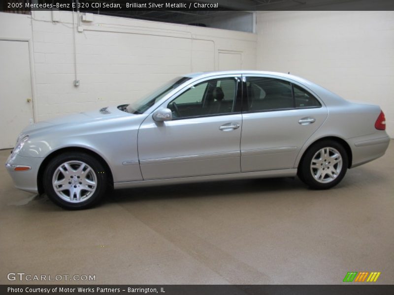 Brilliant Silver Metallic / Charcoal 2005 Mercedes-Benz E 320 CDI Sedan