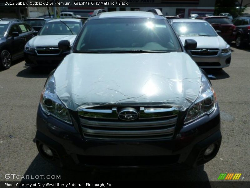 Graphite Gray Metallic / Black 2013 Subaru Outback 2.5i Premium