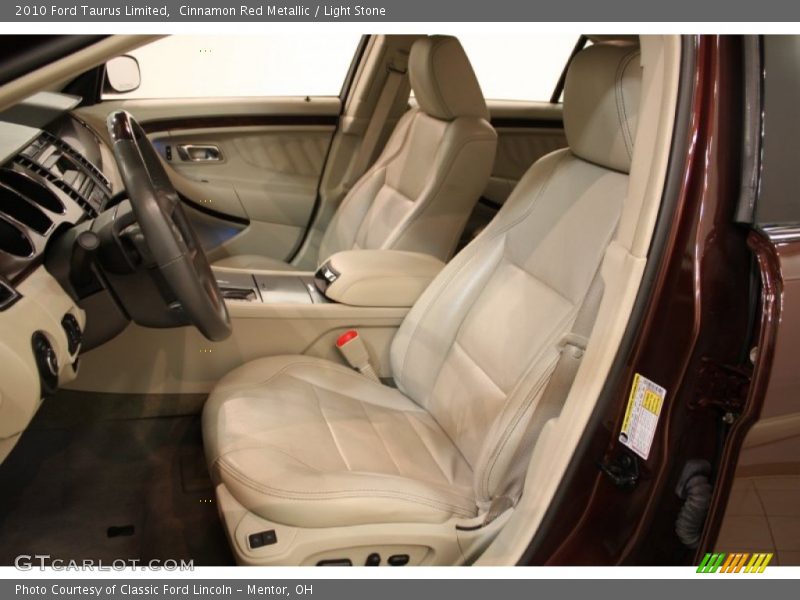 Cinnamon Red Metallic / Light Stone 2010 Ford Taurus Limited