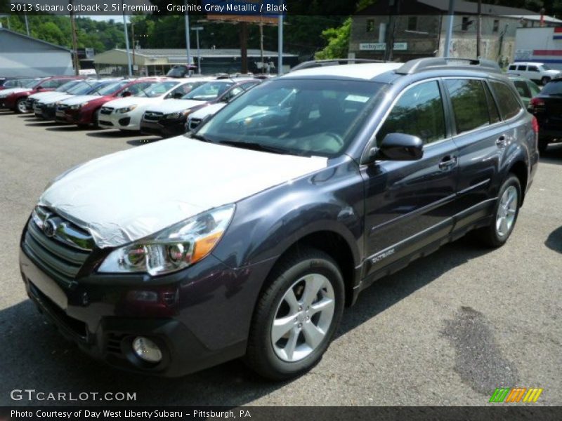Graphite Gray Metallic / Black 2013 Subaru Outback 2.5i Premium