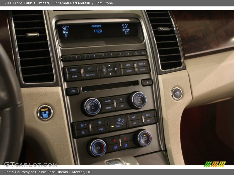 Cinnamon Red Metallic / Light Stone 2010 Ford Taurus Limited
