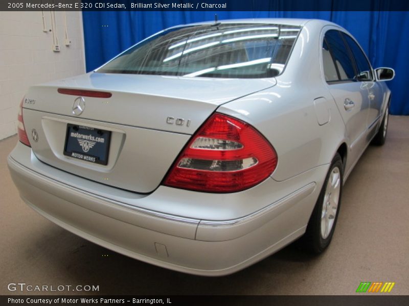 Brilliant Silver Metallic / Charcoal 2005 Mercedes-Benz E 320 CDI Sedan