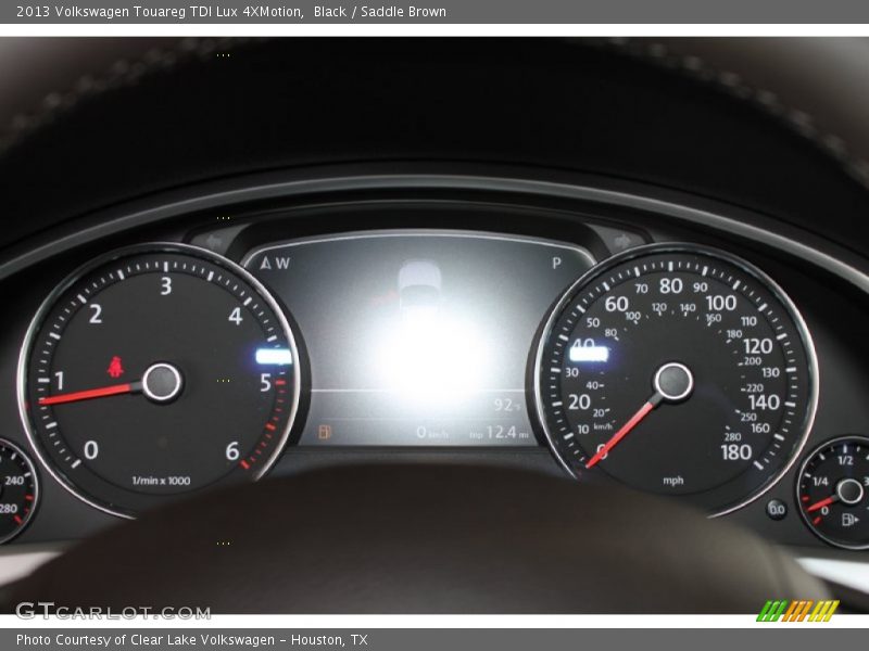 Black / Saddle Brown 2013 Volkswagen Touareg TDI Lux 4XMotion