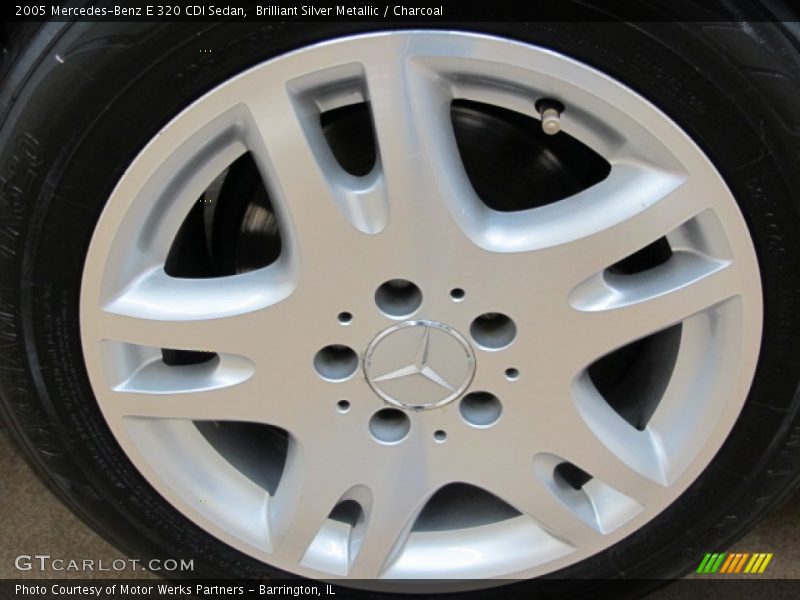 Brilliant Silver Metallic / Charcoal 2005 Mercedes-Benz E 320 CDI Sedan