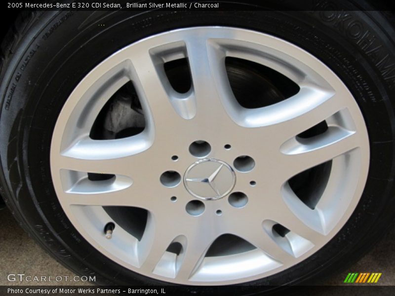 Brilliant Silver Metallic / Charcoal 2005 Mercedes-Benz E 320 CDI Sedan