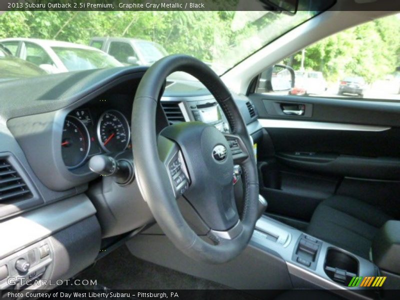 Graphite Gray Metallic / Black 2013 Subaru Outback 2.5i Premium