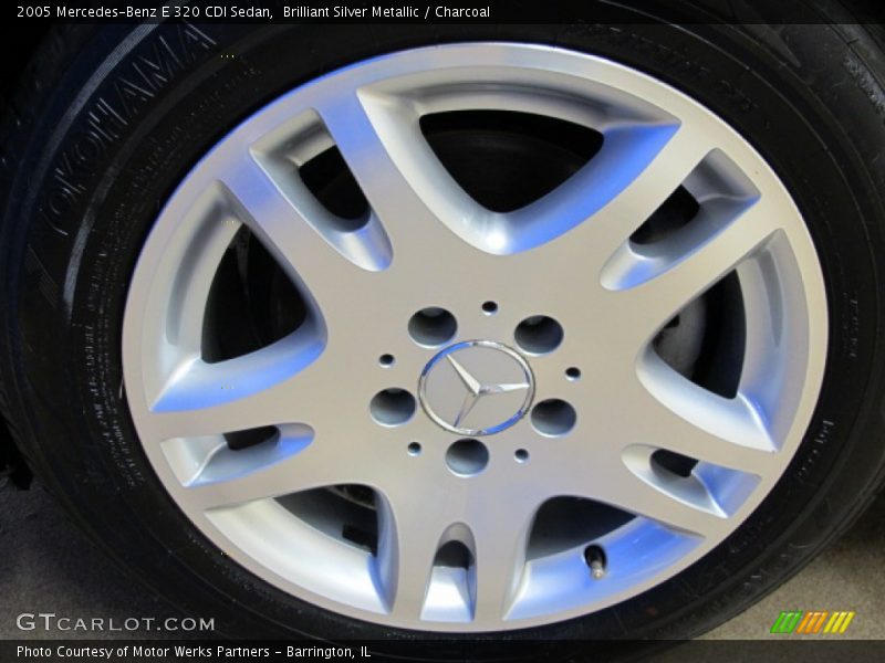 Brilliant Silver Metallic / Charcoal 2005 Mercedes-Benz E 320 CDI Sedan