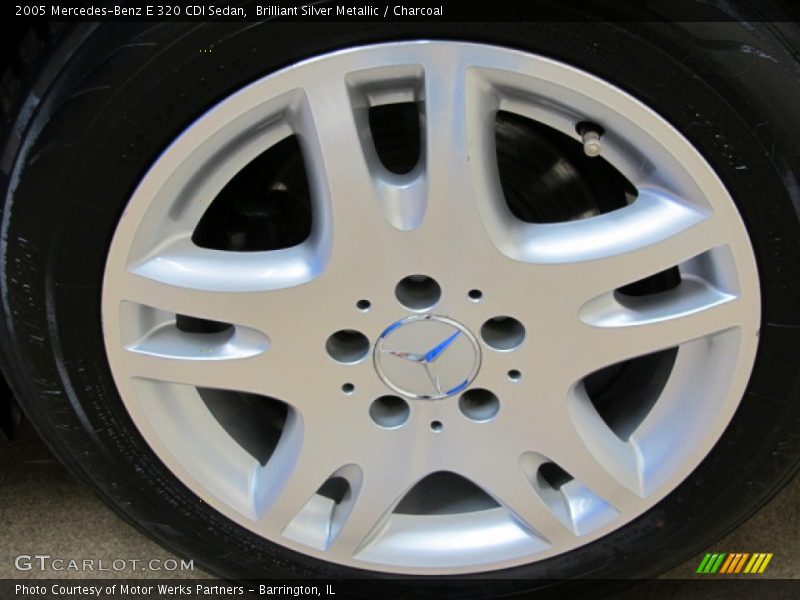 Brilliant Silver Metallic / Charcoal 2005 Mercedes-Benz E 320 CDI Sedan