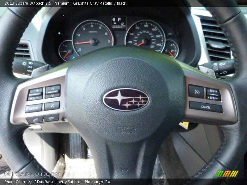 Graphite Gray Metallic / Black 2013 Subaru Outback 2.5i Premium