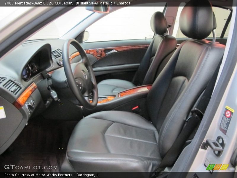 Brilliant Silver Metallic / Charcoal 2005 Mercedes-Benz E 320 CDI Sedan