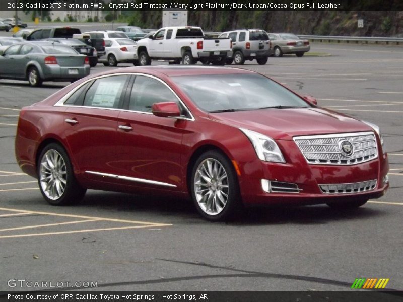 Crystal Red Tintcoat / Very Light Platinum/Dark Urban/Cocoa Opus Full Leather 2013 Cadillac XTS Platinum FWD